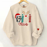 Lofaris Grandma And Kids Claus Custom Christmas Sweatshirt